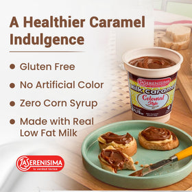 La Serenisima Dulce de Leche swirled into coffee for a velvety caramel lift