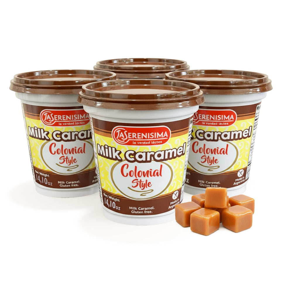 La Serenisima Dulce de Leche jar with rich caramel spread for toast and desserts