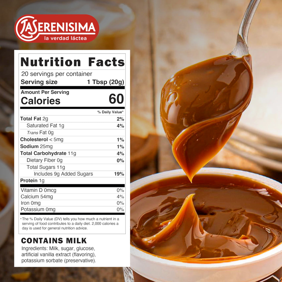La Serenisima Dulce de Leche on pancakes for extra creamy sweetness