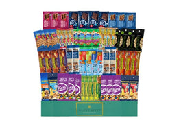 Assorted snack bars and nuts in LA Signature gift box packaging