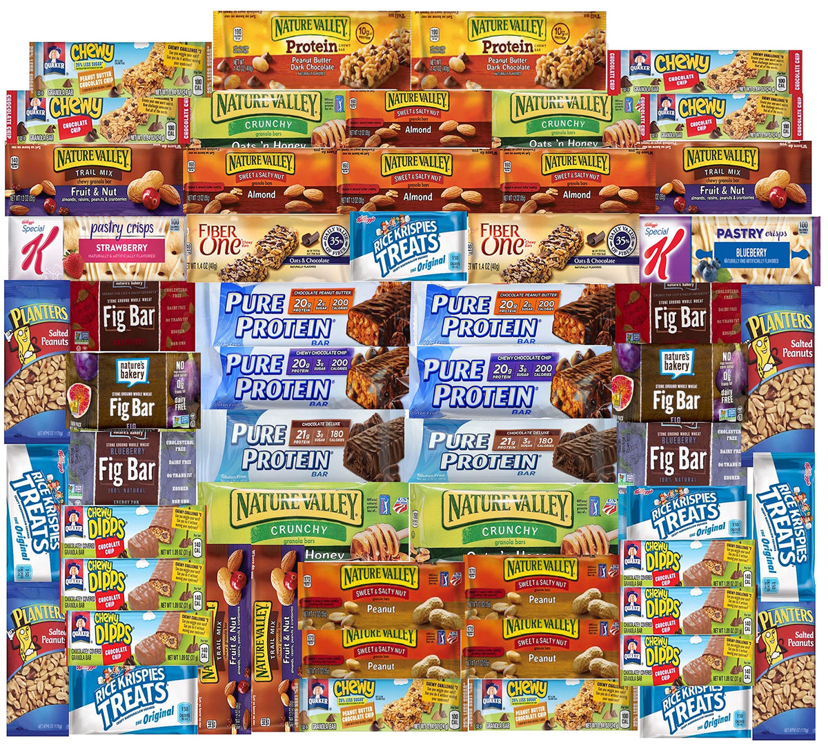 LA Signature Ultimate Healthy Box bars on display for on-the-go energy.