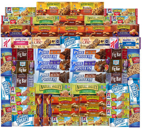 LA Signature Ultimate Healthy Box bars on display for on-the-go energy.