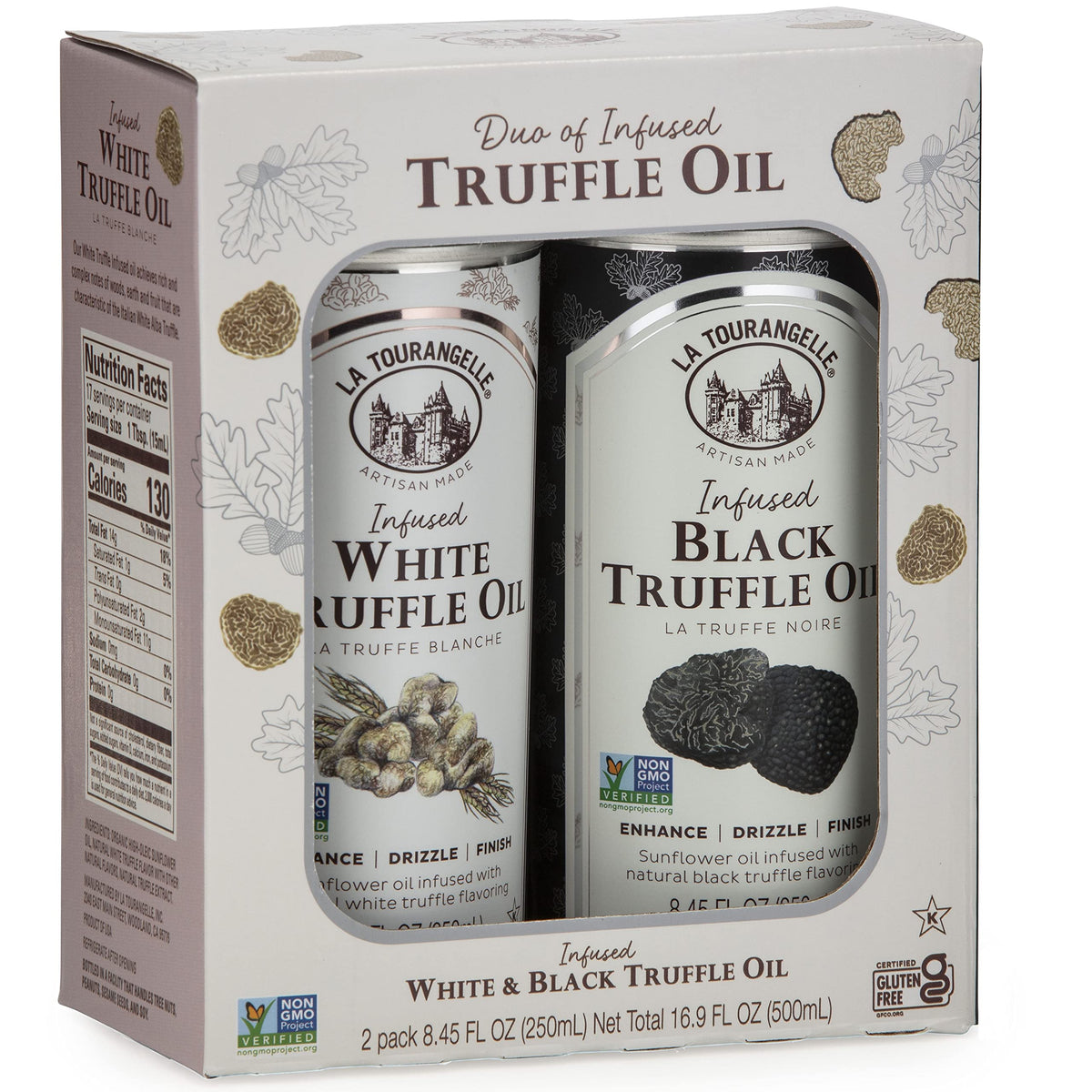 La Tourangelle Black Truffle Oil bottle pour aroma for roasted vegetables