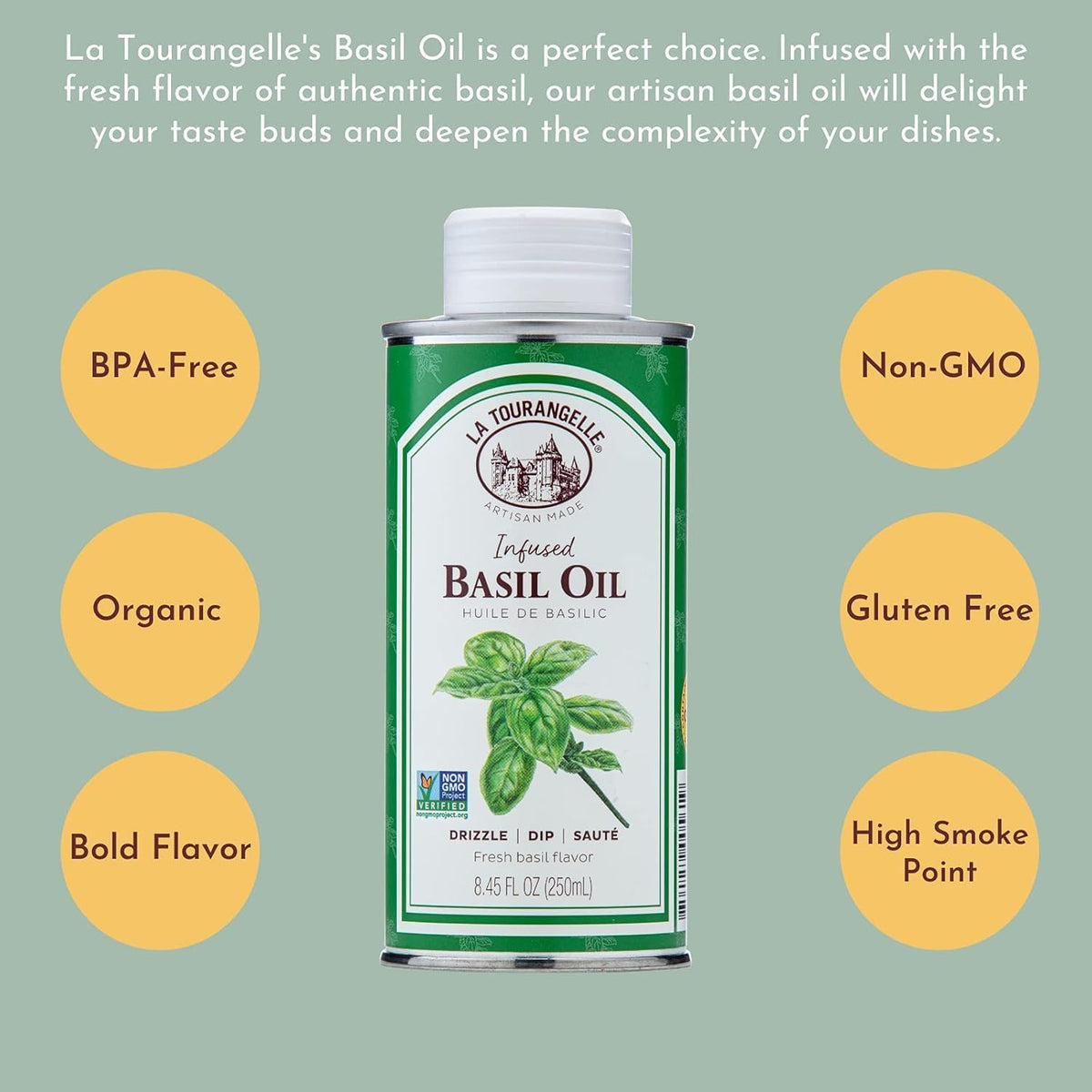 La Tourangelle Garlic oil elevates roasted potatoes with aromatic nuance
