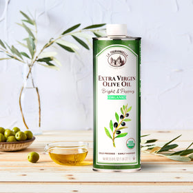 La Tourangelle olive oil tin packaging keeps oil fresh and sustainable