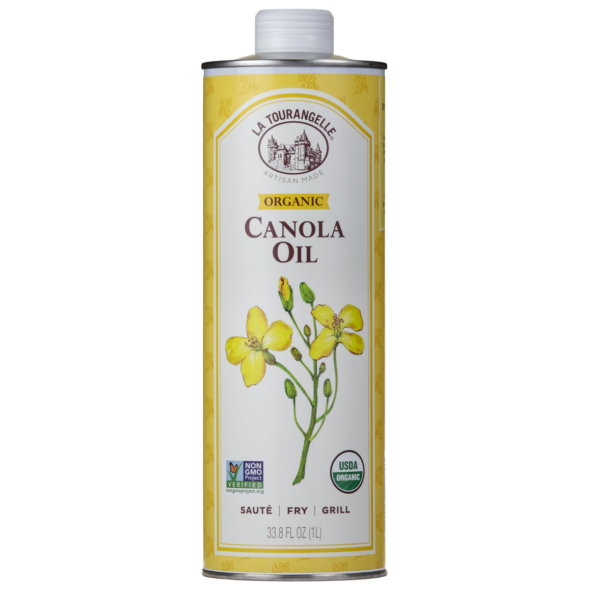 La Tourangelle Organic Canola Oil bottle offering clean flavor for versatile cooking