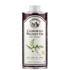 La Tourangelle roasted walnut oil bottle highlighting premium flavor for salads and cooking