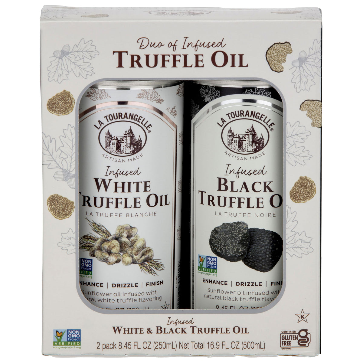 La Tourangelle White Truffle Oil bottle pour aroma for finishing pasta