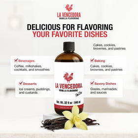 La Vencedora authentic Mexican vanilla bean emphasizes rich aroma