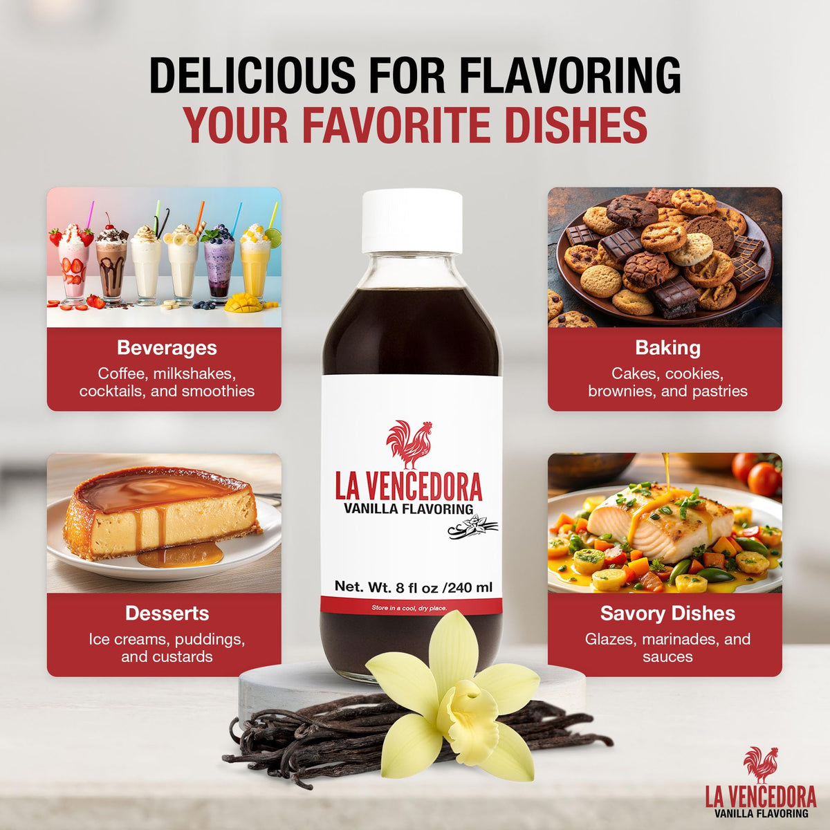 La Vencedora vanilla boosts coffee and smoothies with balanced aroma