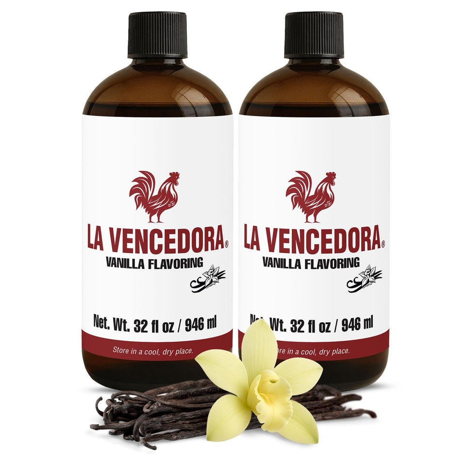 La Vencedora pack two 32oz bottles for frequent baking and dessert flavoring