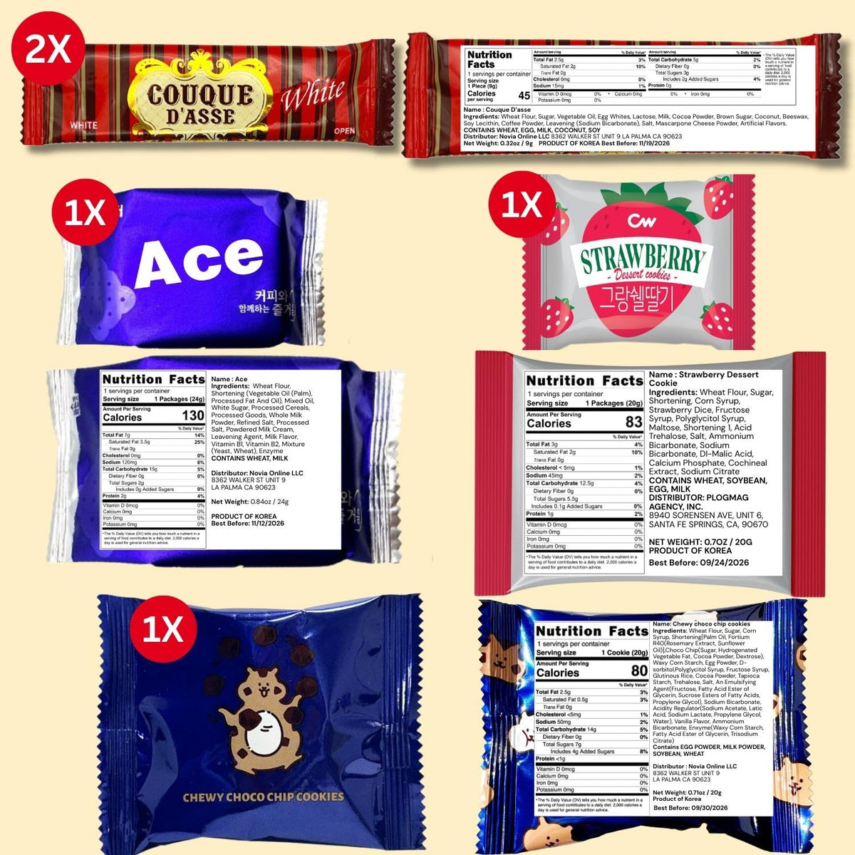 LA VOIE FOODS chocolate corn puff provides a light chocolate crunch.