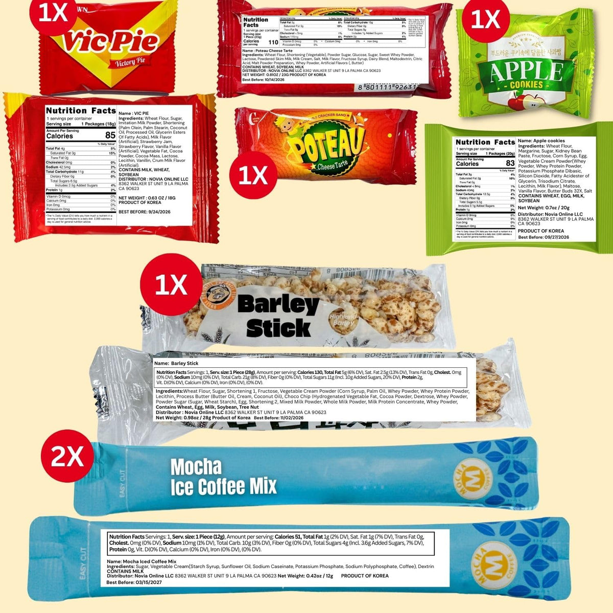 LA VOIE FOODS fruit candy mix offers fruity sweetness and variety.