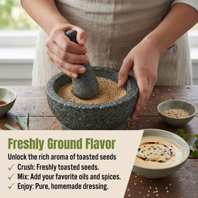 LA VOIE FOODS 24-ounce bag stored in pantry for easy meal prep.