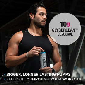 Labrada Charge Watermelon Candy RTD poured into glass for refreshing hydration.