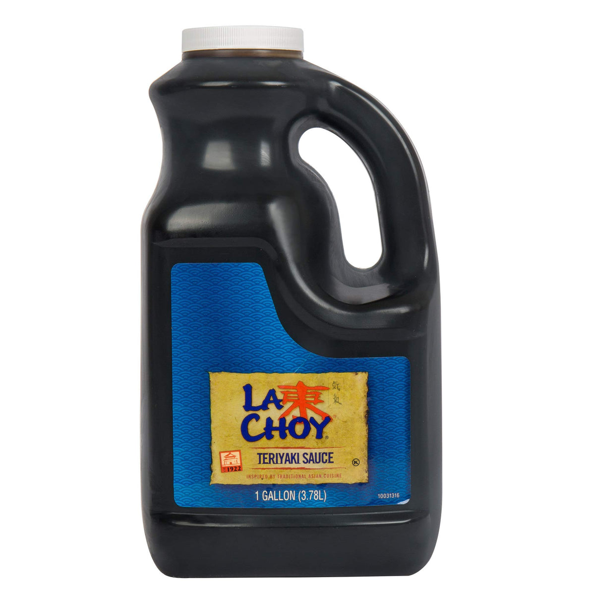 Lachoy Teriyaki Sauce 1 Gallon bottle front view for marinades