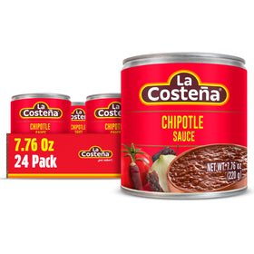 La Costeña Chipotle Salsa bottle showing smoky heat for tacos