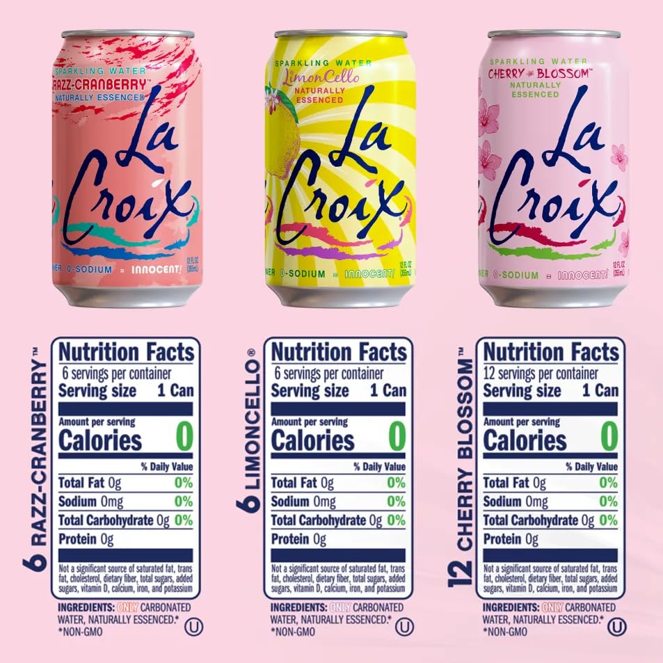 La Croix Raz-Cran cans lineup highlighting bright berry-tart flavor for a crave-worthy moment.