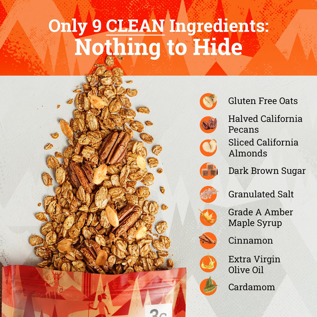 LADERA ingredients label highlights natural, minimal ingredients you can pronounce.