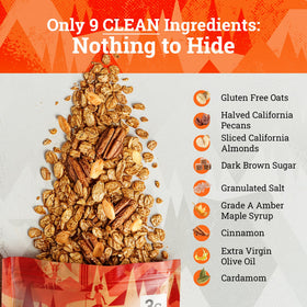 LADERA ingredients label highlights natural, minimal ingredients you can pronounce.