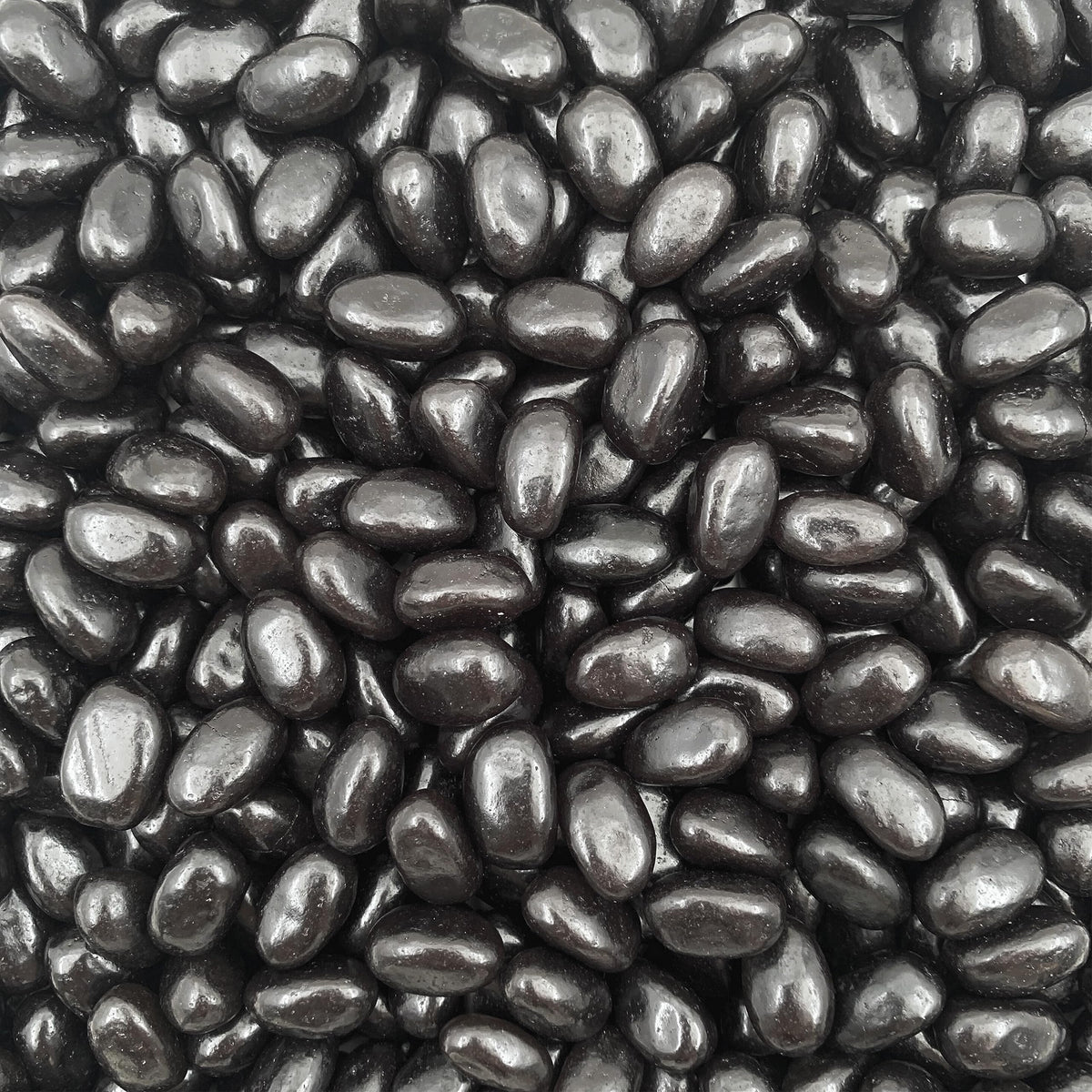 LAETAFOOD black licorice jelly beans bulk bag ideal for buffets and jars