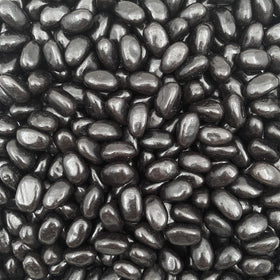 LAETAFOOD black licorice jelly beans bulk bag ideal for buffets and jars