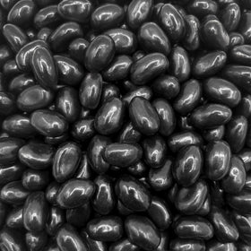 LAETAFOOD black licorice jelly beans bag shows bold flavor for snacking