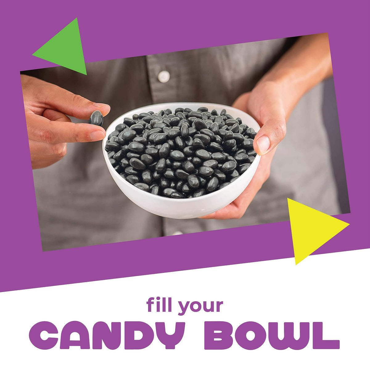 LAETAFOOD Black candy centerpiece for moody buffet displays