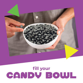 LAETAFOOD Black candy centerpiece for moody buffet displays
