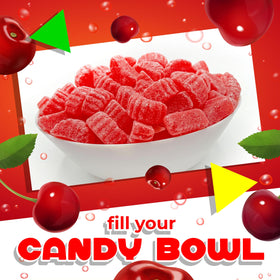 LAETAFOOD Cherry Slices close-up reveals chewy texture and sugar coating