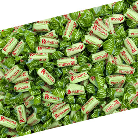 LAETAFOOD Fida Rossana pistachio candy in 1 lb bag with individually wrapped pieces for sharing.