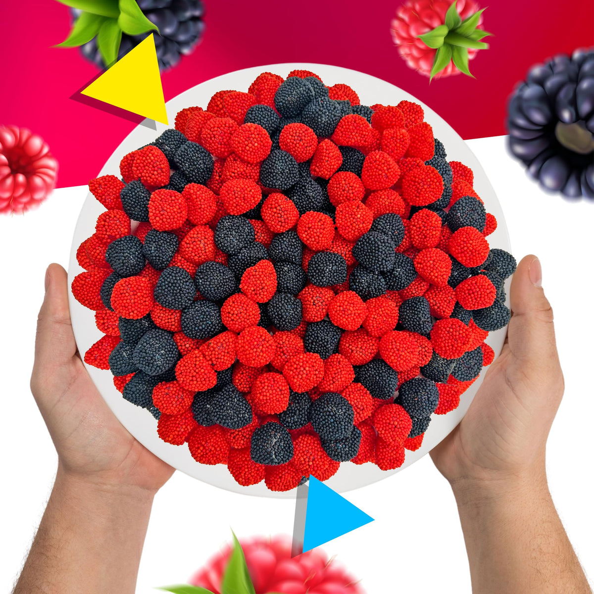 LAETAFOOD berries candy brightens gift baskets and party favors.