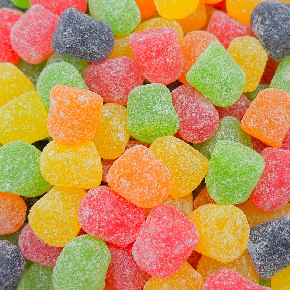 LAETAFOOD Gum Drops 3lb pack; vibrant fruit flavors for snacking and sharing.