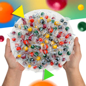 LAETAFOOD Jawbreakers individually wrapped candy ideal for gifts and favors.
