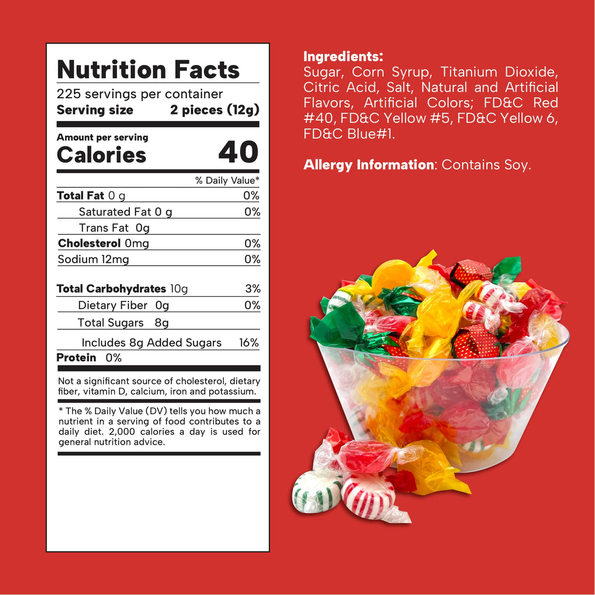 LAETAFOOD office candy bowl display with the party mix