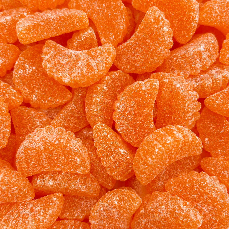 LAETAFOOD orange slices 2lb bag bulk candy ideal for gatherings.