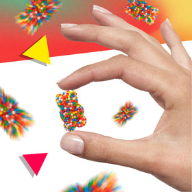 LAETAFOOD Colorful gummies great for kids’ snacks and dessert toppings.