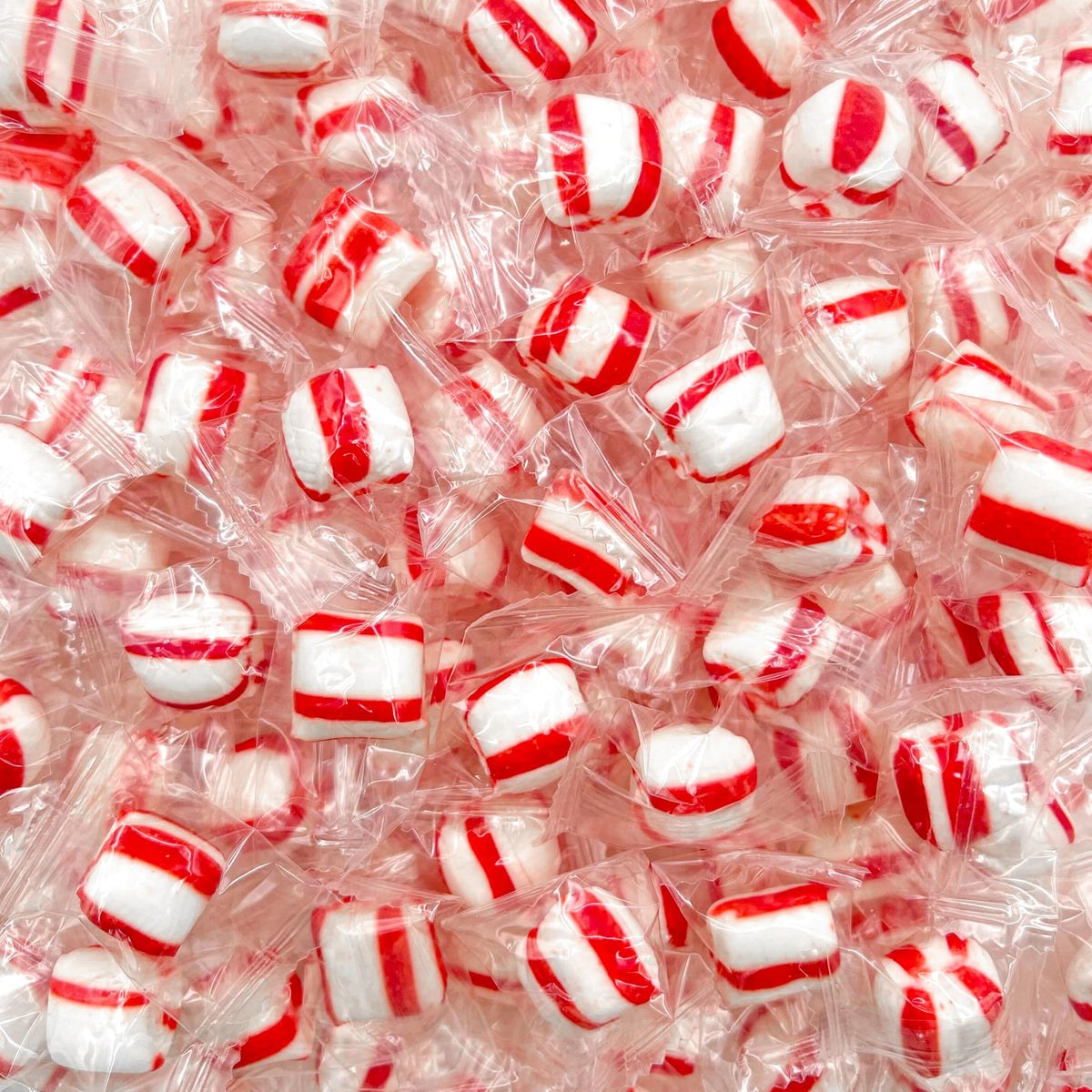 LAETAFOOD Peppermint Soft Puffs bulk bag on display, fresh and minty.