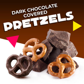 LAETAFOOD pretzels with chocolate coating, pairs well with coffee