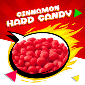 LAETAFOOD Spicy cinnamon candy in festive red, ideal for celebrations.