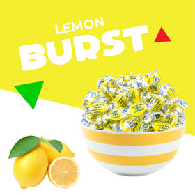 LAETAFOOD lemon hard candy bag highlights convenient 1-pound packaging.