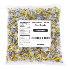 LAETAFOOD sugar-free lemon hard candy pack ideal for on-the-go snacking.