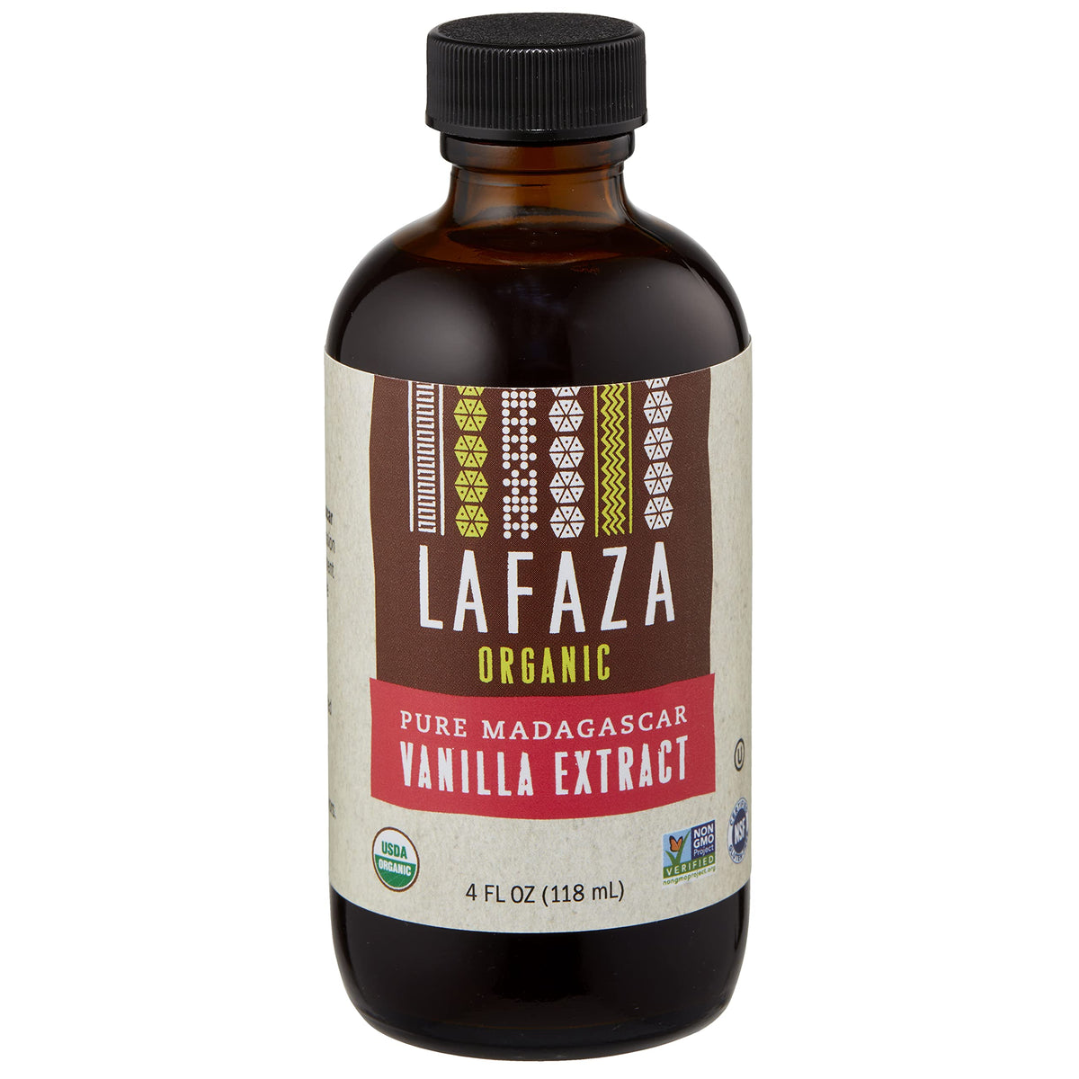 LAFAZA vanilla extract bottle 4oz for rich baking flavor enhancement
