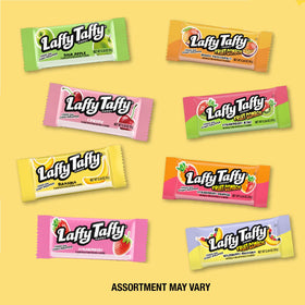 Laffy Taffy Original Mix flavors like strawberry and banana provide a long-lasting chewy treat.