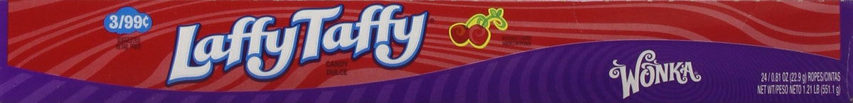 Laffy Taffy Rope Cherry pack shown ready for gatherings.