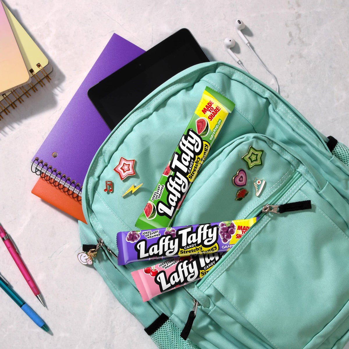 Laffy Taffy sharing packaging enables easy sharing with others
