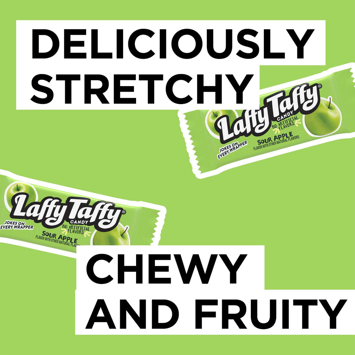 Bulk tub of Laffy Taffy Sour Apple for parties and gatherings.
