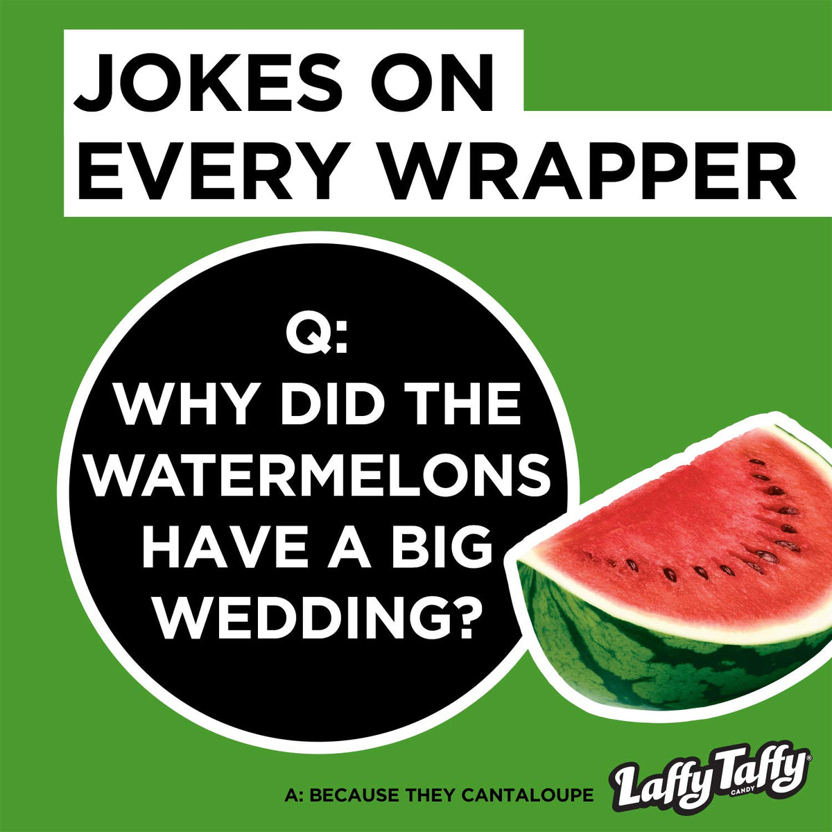 Close-up of vivid watermelon Laffy Taffy with elastic chew.