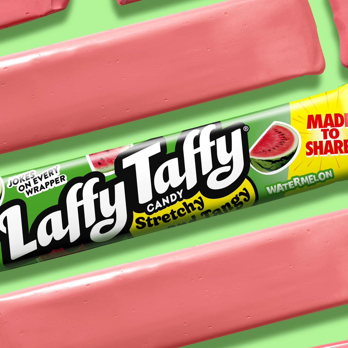 Laffy Taffy joke-wrapped wrappers adding playful surprise during snacking