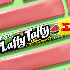 Laffy Taffy joke-wrapped wrappers adding playful surprise during snacking